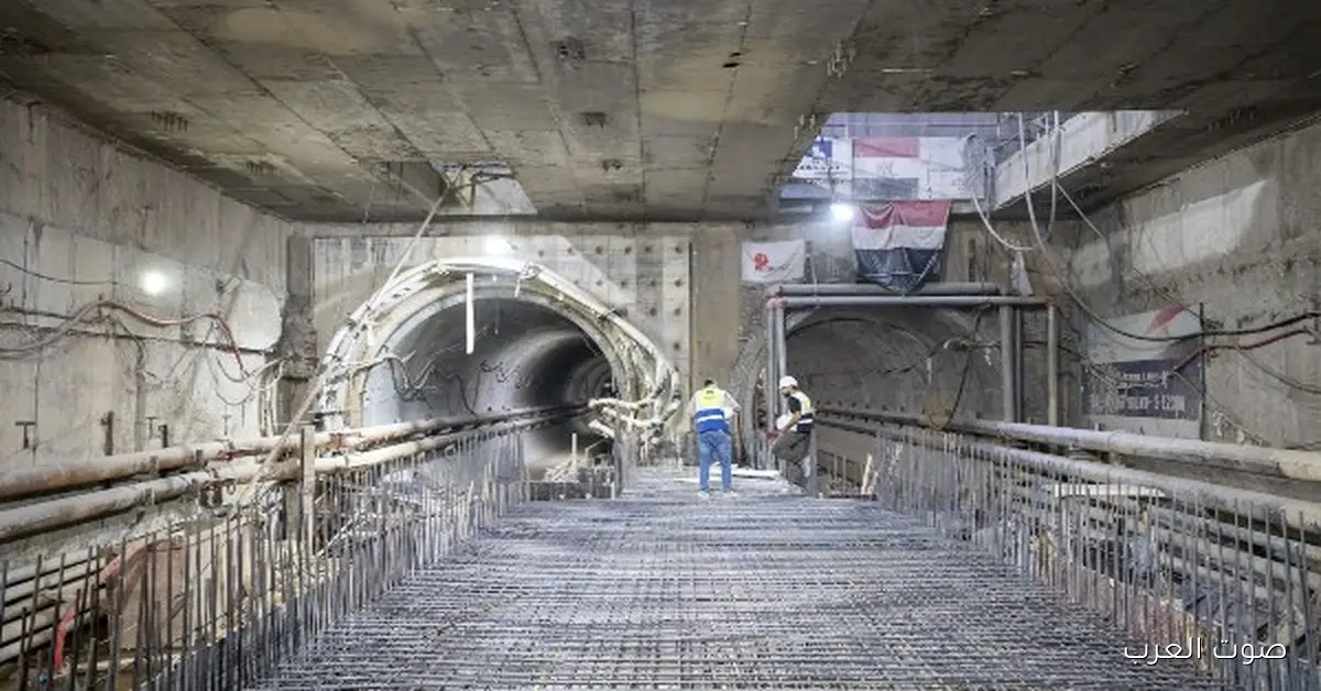 النقل تنشر صور جديدة للمرحلة الأولى من الخط الرابع لمترو الأنفاق