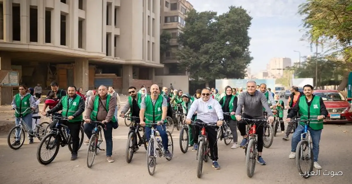 مصر الخير بتنظم ماراثون دراجات و المشاركين بيوزعوا بطاطين للشتا