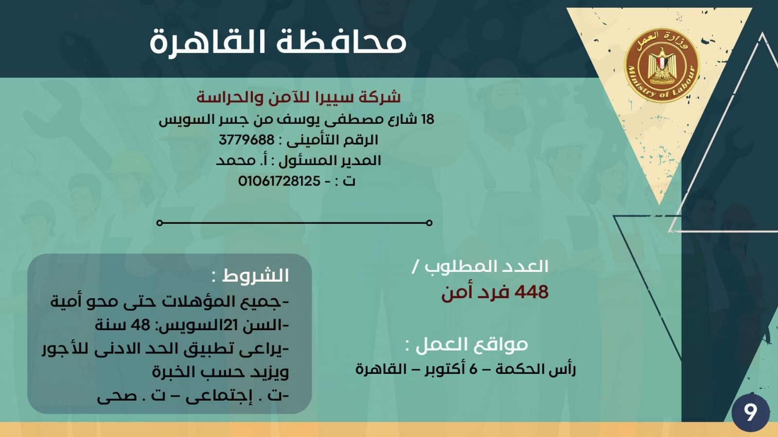 5843 وظيفة جديدة في 10 محافظات 10 1765024023 305 5843 وظيفة جديدة في 10 محافظات