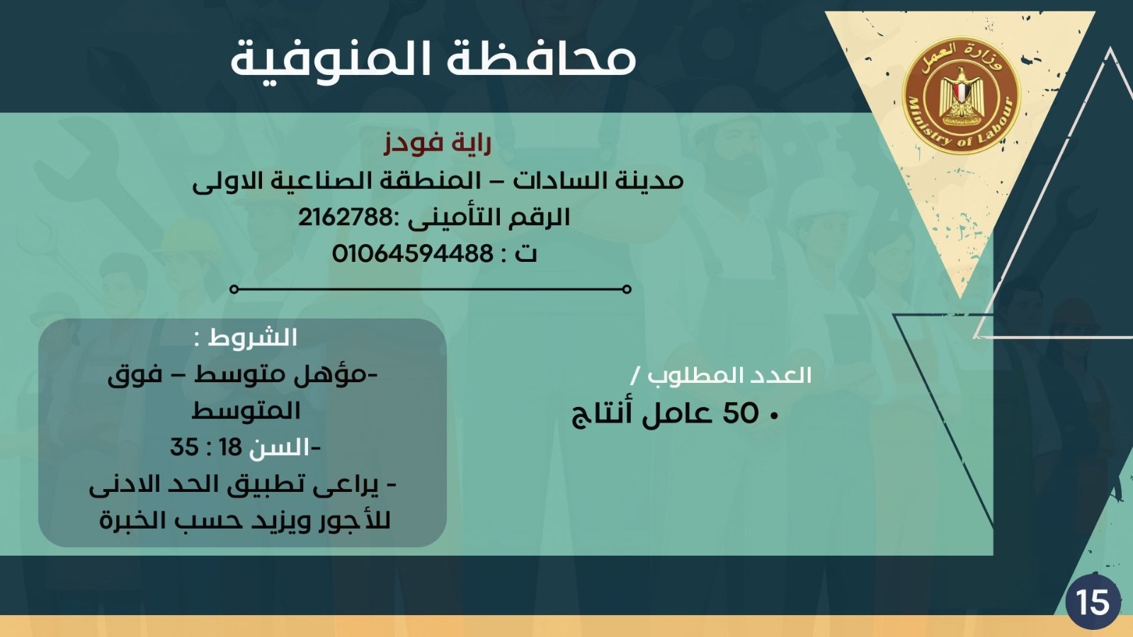 5843 وظيفة جديدة في 10 محافظات 14 1765024023 603 5843 وظيفة جديدة في 10 محافظات
