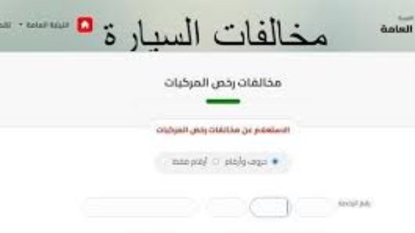 اعرف مخالفات المرور 2025 من خلال مصر الرقمية وازاي تدفعها 4 مخالفات المرور