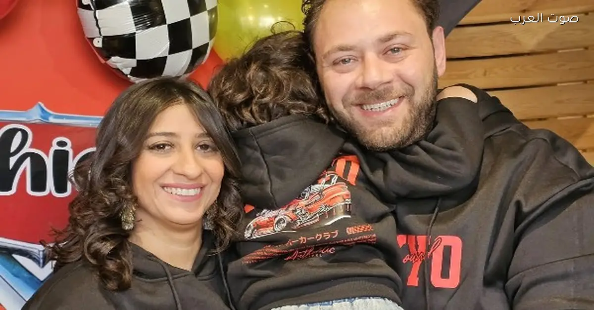 محمد علي رزق يحتفل بعيد ميلاد ابنه الثالث