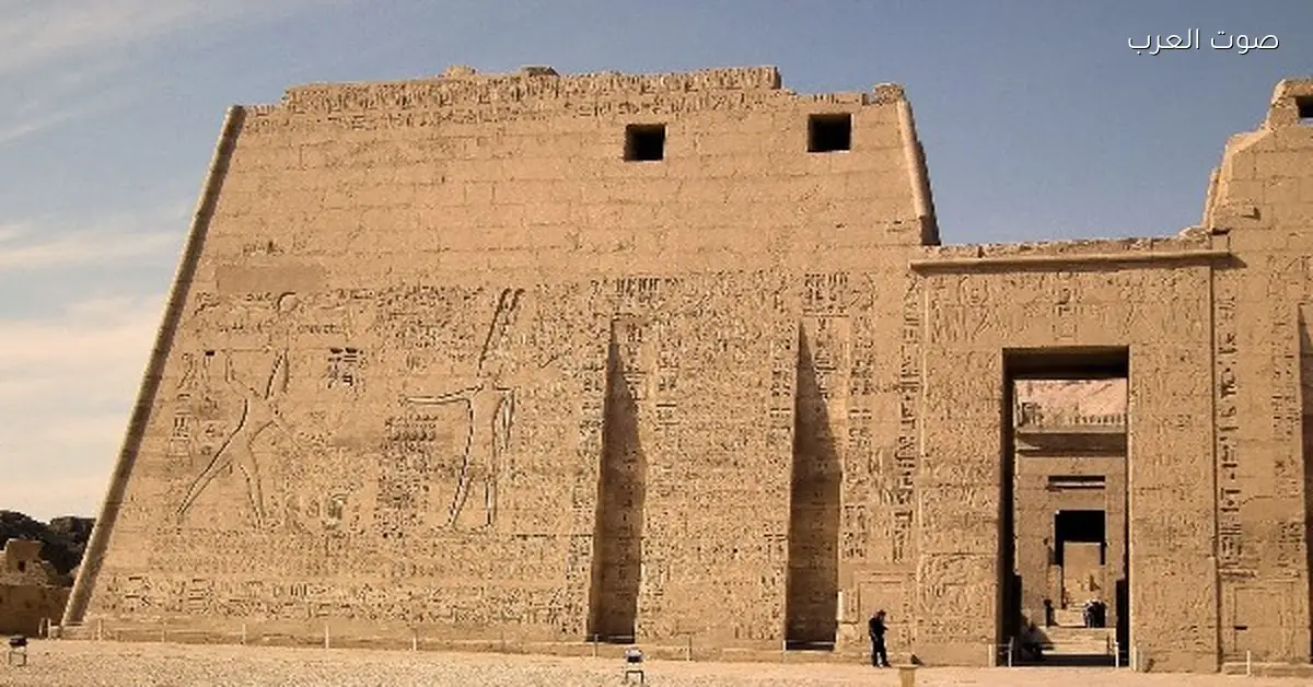 معبد هابو بيتجدد بألوان مميزة.. كل التفاصيل