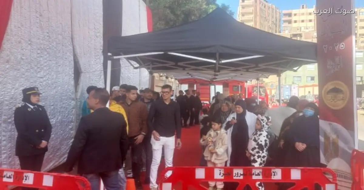 زحمة تصويت كبيرة في انتخابات مجلس النواب بفيصل الجيزة