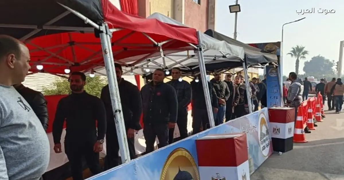 الشباب في مقدمة الانتخابات بمدرسة محمود كريم في الجيزة