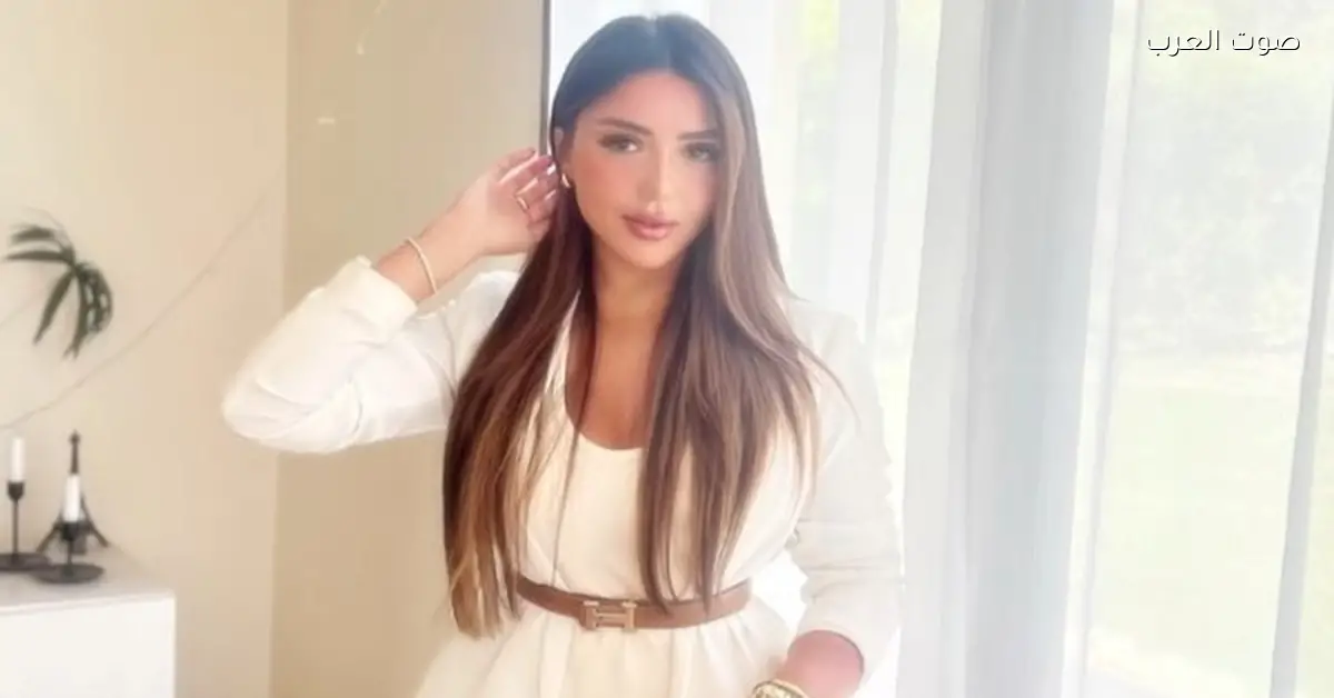 سارة سلامة بتألق لافت باللون الأبيض على إنستجرام