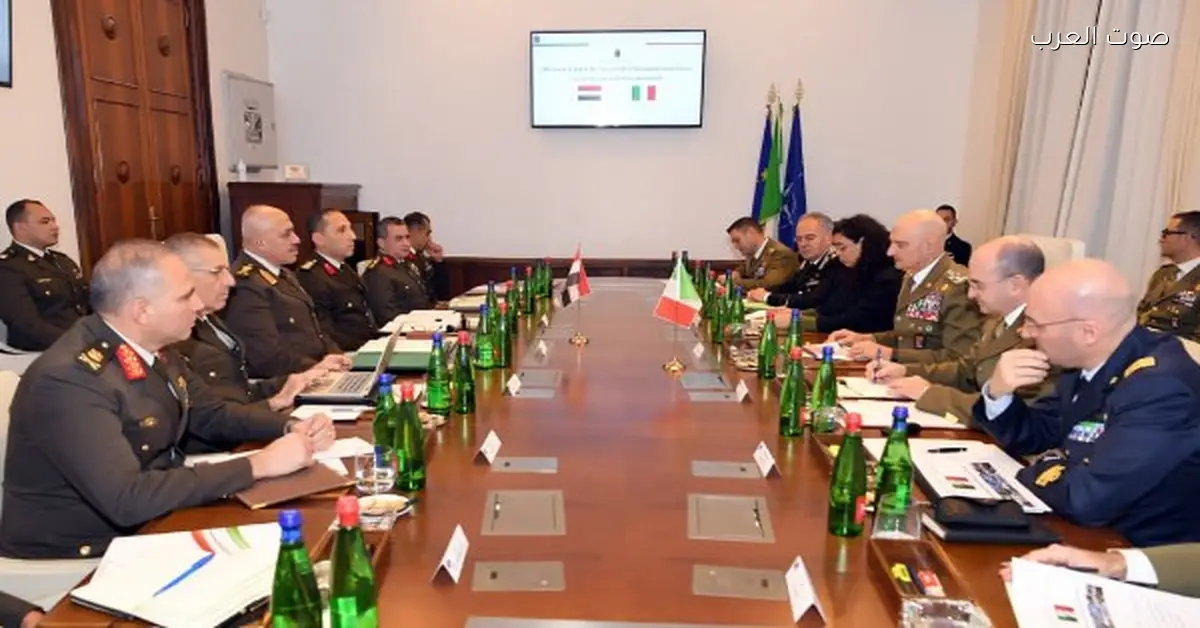 رئيس الأركان يرجع مصر بعد زيارة رسمية لإيطاليا ناقش فيها التعاون العسكري