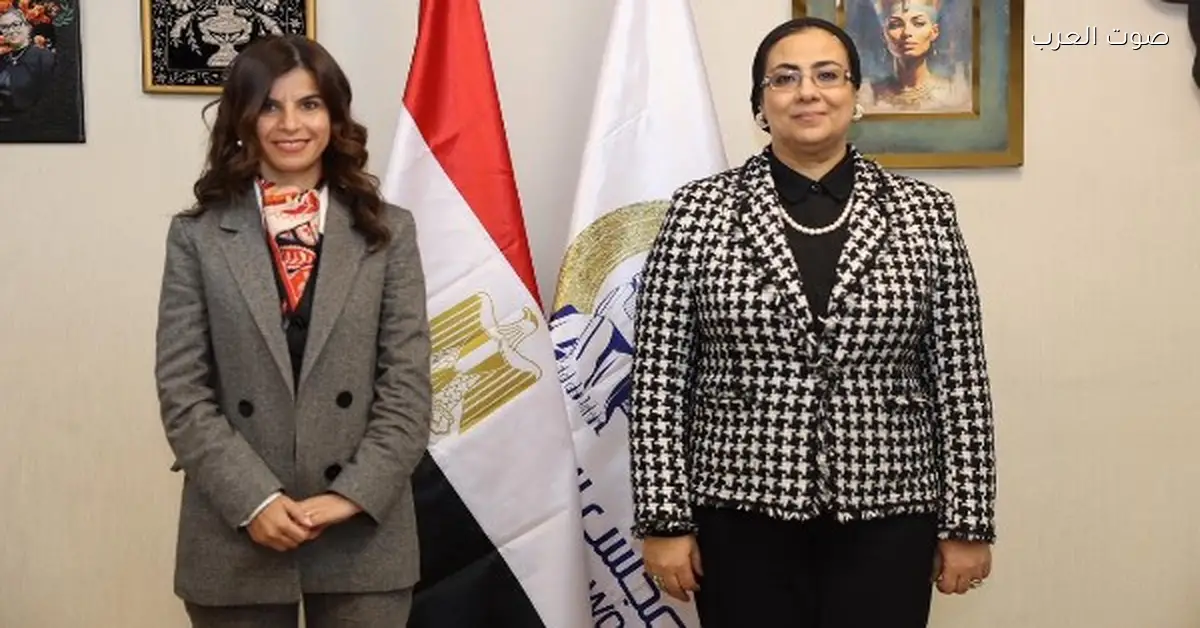 أمل عمار تستقبل الدكتورة منى مراد مؤسِّسة مؤتمر المديرات التنفيذيات