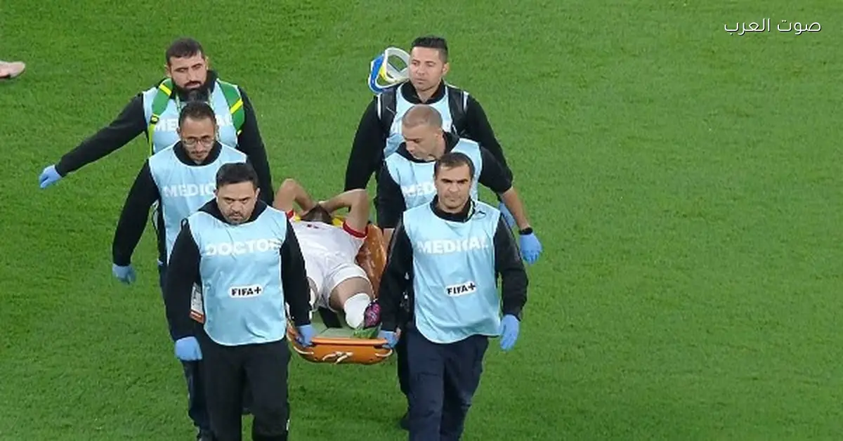 إصابة قوية للاعب الأردن في مباراة العراق بدور الـ 8 لكأس العرب وسط صفقة الأهلي الجديدة