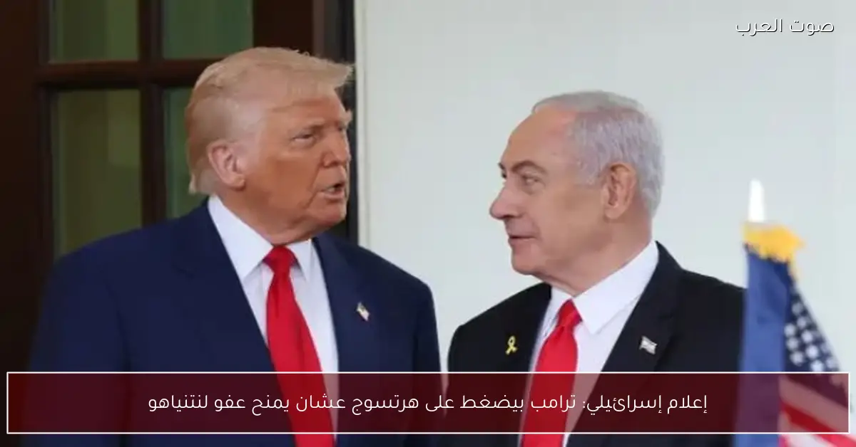 إعلام إسرائيلي: ترامب بيضغط على هرتسوج عشان يمنح عفو لنتنياهو