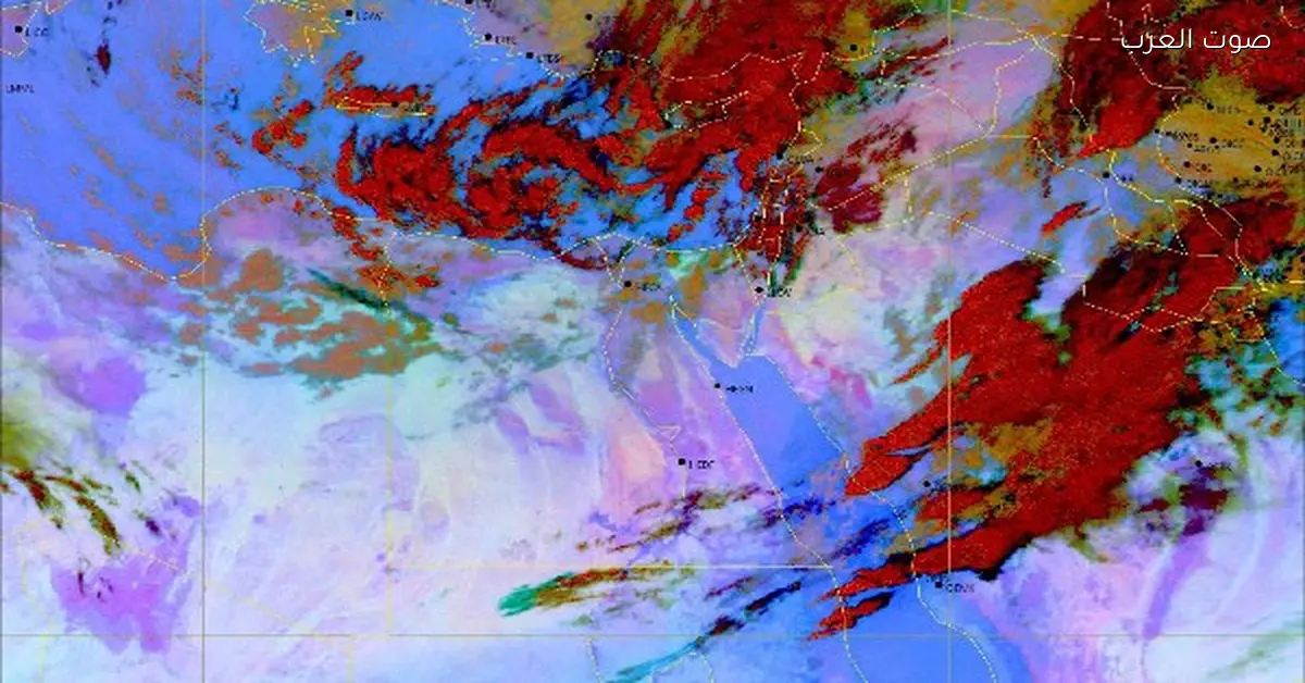 الأرصاد بتحذر: أمطار رعدية شديدة هتضرب السواحل الشمالية الغربية وشمال الوجه البحري
