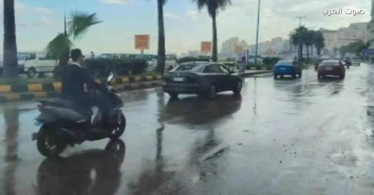 الأرصاد بتحذر: أمطار مستمرة وبرد في الصبح يضرب الشمال والوجه البحري