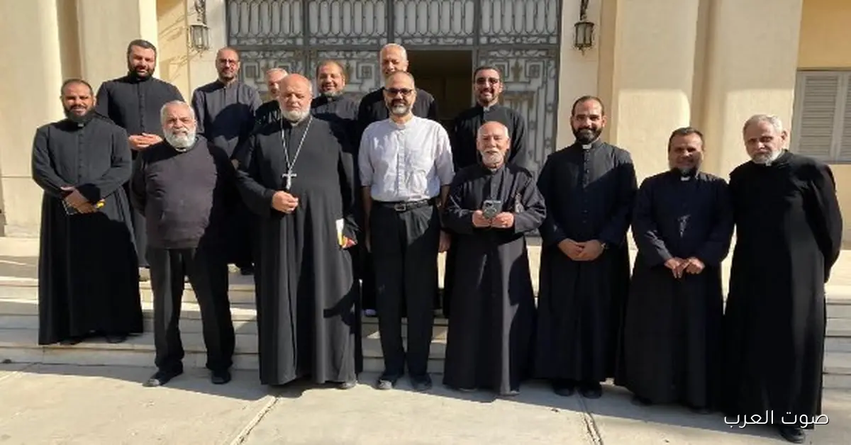 الأنبا توماس يقود صوم الميلاد للكهنة في الإيبارشيّة