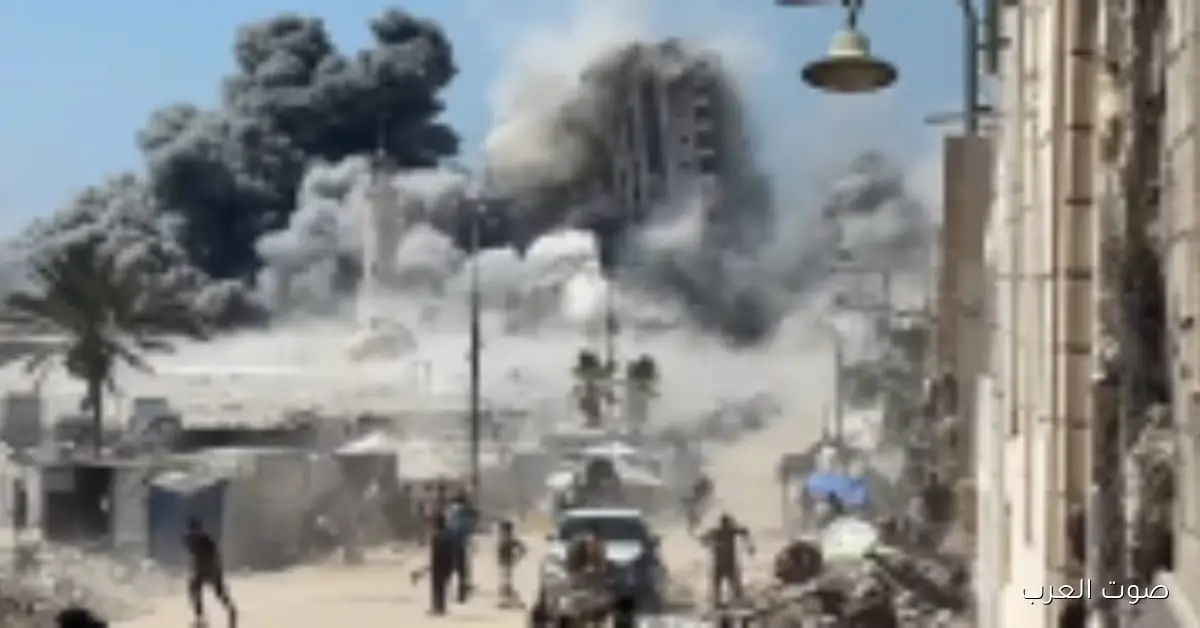 الجيش الإسرائيلي ينسف مناطق داخل الخط الأصفر في حي التفاح بغزة