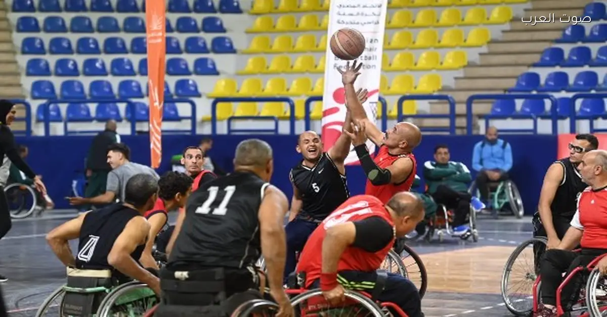 الحسن القاهرة والفيوم في المقدمة بدوري سلة الكراسي المتحركة للرجال