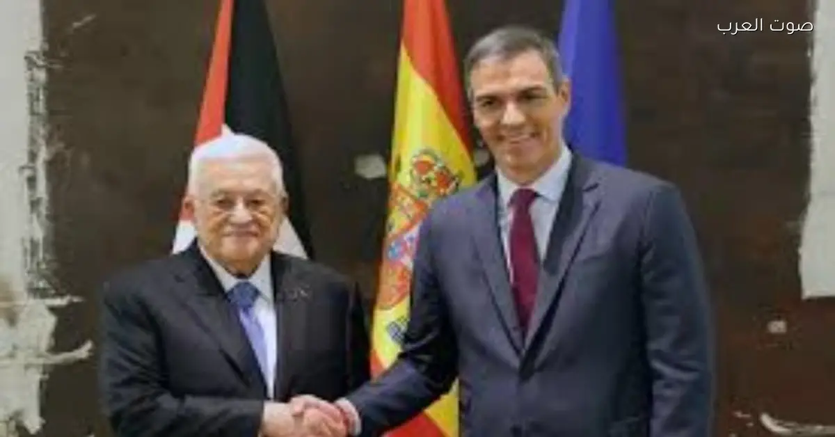 الرئيس الفلسطيني يناقش مع رئيس وزراء إسبانيا كيفية تثبيت وقف إطلاق النار في غزة