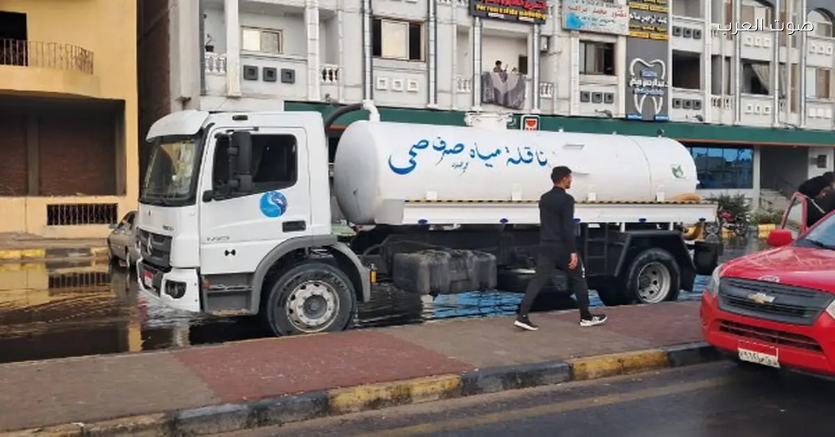 القابضة لمياه الشرب تتابع جهود الشركات التابعة في التعامل مع تقلبات الطقس