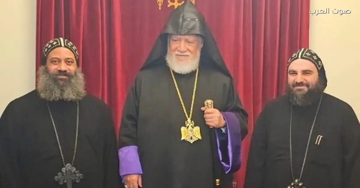 الكنيسة القبطية تشارك في احتفال الكنيسة الأرمنية بمرور 38 سنة على حبرية الكاثوليكوس في قبرص