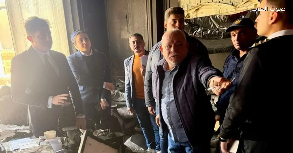 النيابة الإدارية تكشف عن تفاصيل حريق في سوق ومخزن ملابس في المنصورة