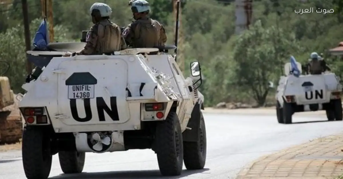 اليونيفيل: الجيش الإسرائيلي ضرب دورية لنا في جنوبي لبنان