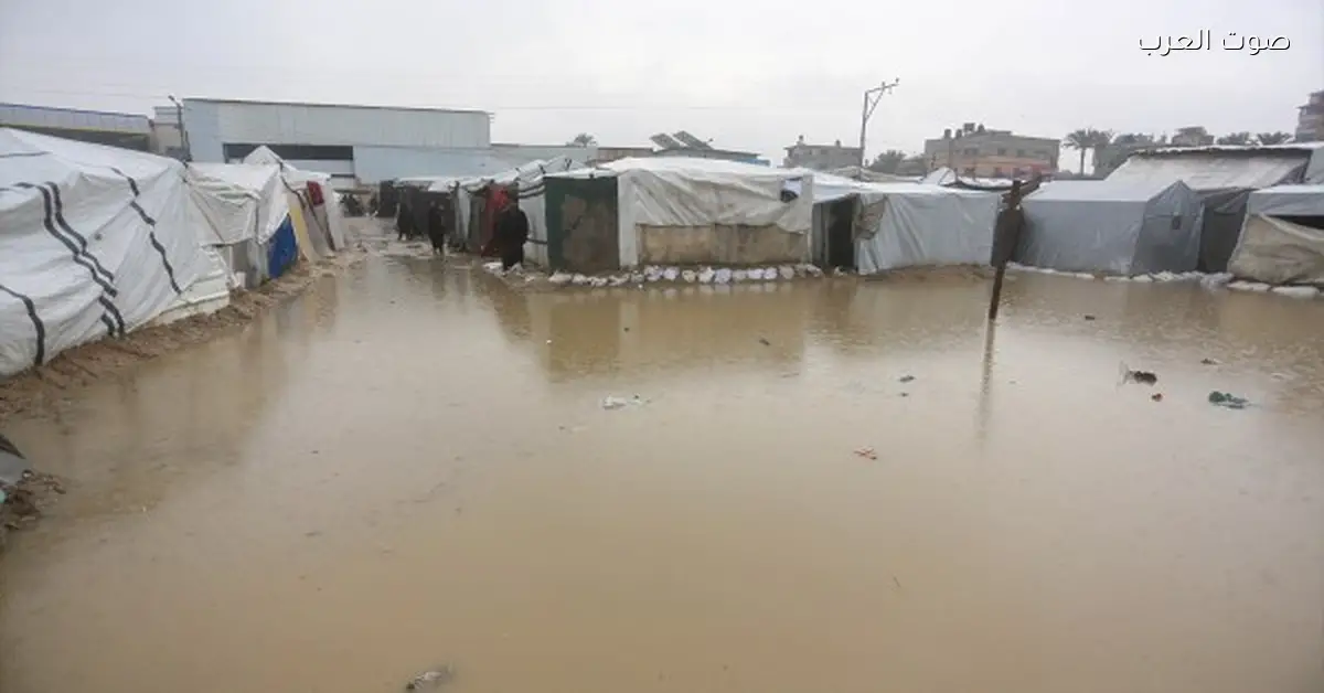 بلدية غزة: الوضع صعب و250 ألف نازح تضرروا من الأمطار
