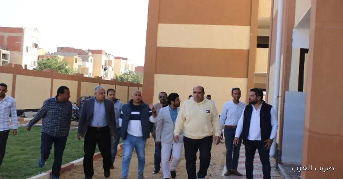 رئيس جهاز تنمية مدينة بدر يتفقد مدرسة كليوباترا الثانوية للبنات