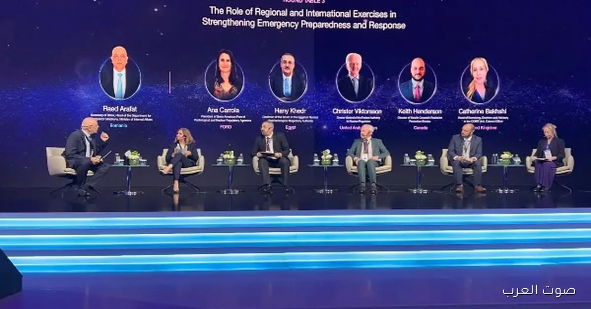 رئيس هيئة الرقابة النووية: التمارين الإقليمية فرصة ممتازة لاختبار نظم الإنذار المبكر