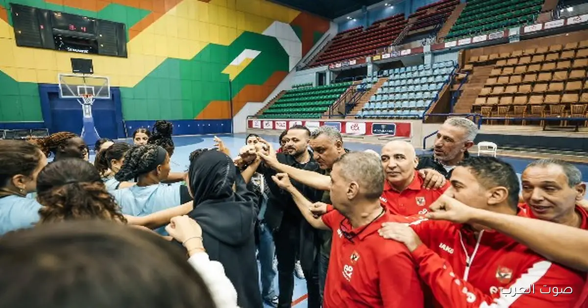 سيدات سلة الأهلي يخلصوا تدريباتهم عشان بطولة أفريقيا