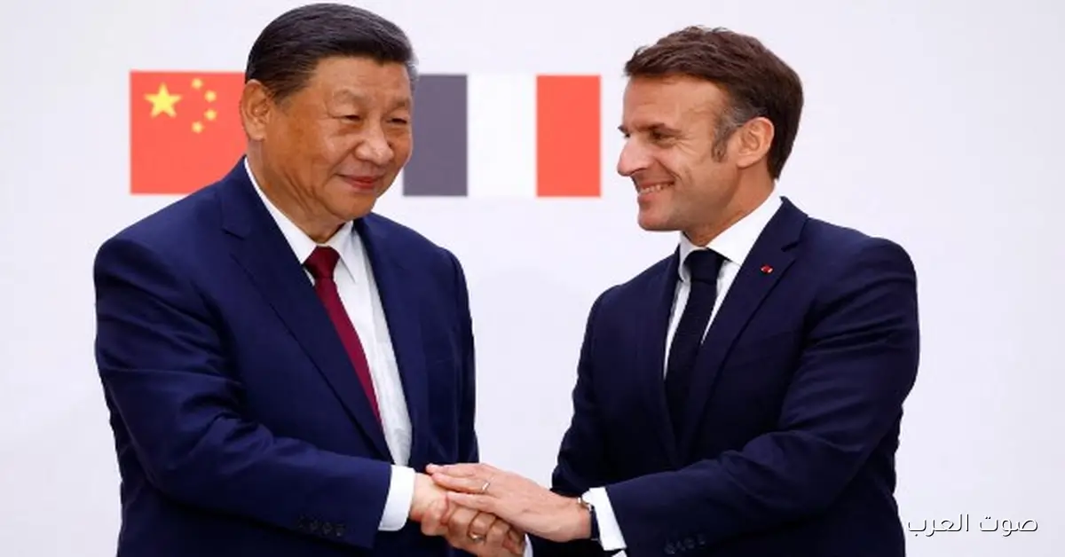 شي وماكرون يعلنوا عن توسيع التعاون الاستراتيجي بين الصين وفرنسا