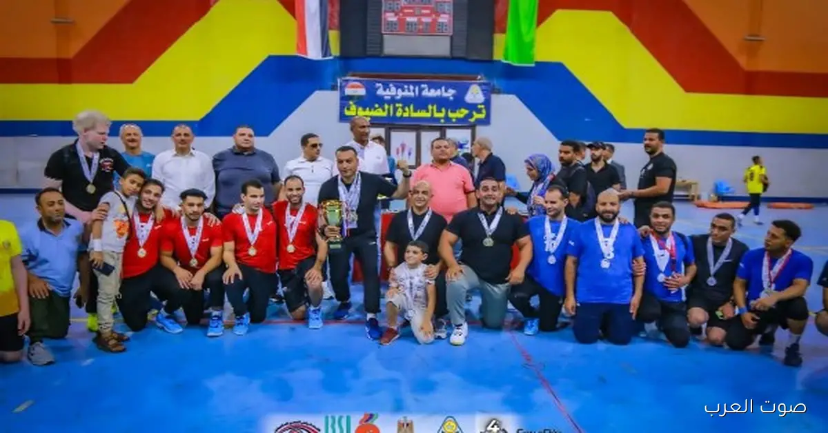 صالة حسن مصطفى بتنظم بطولة أفريقيا لكرة الهدف للمكفوفين بمشاركة 6 دول