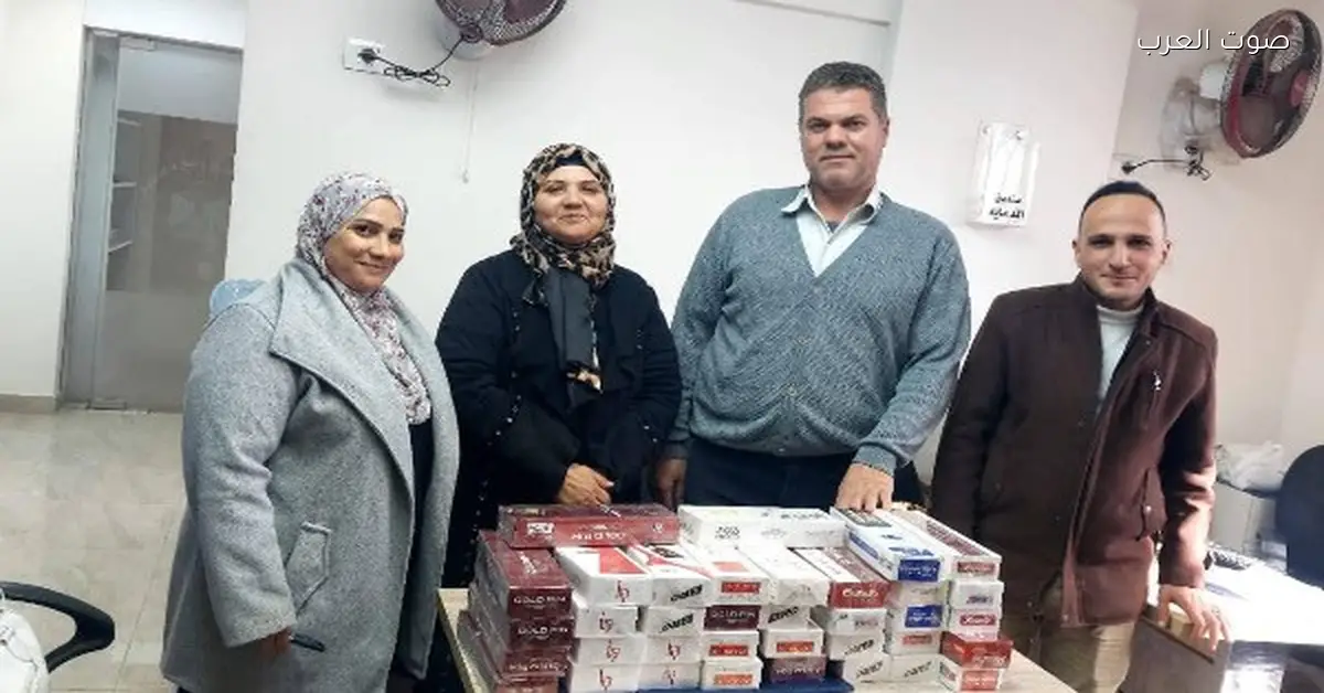 ضبط 360 علبة سجائر صينية محظورة في القليوبية