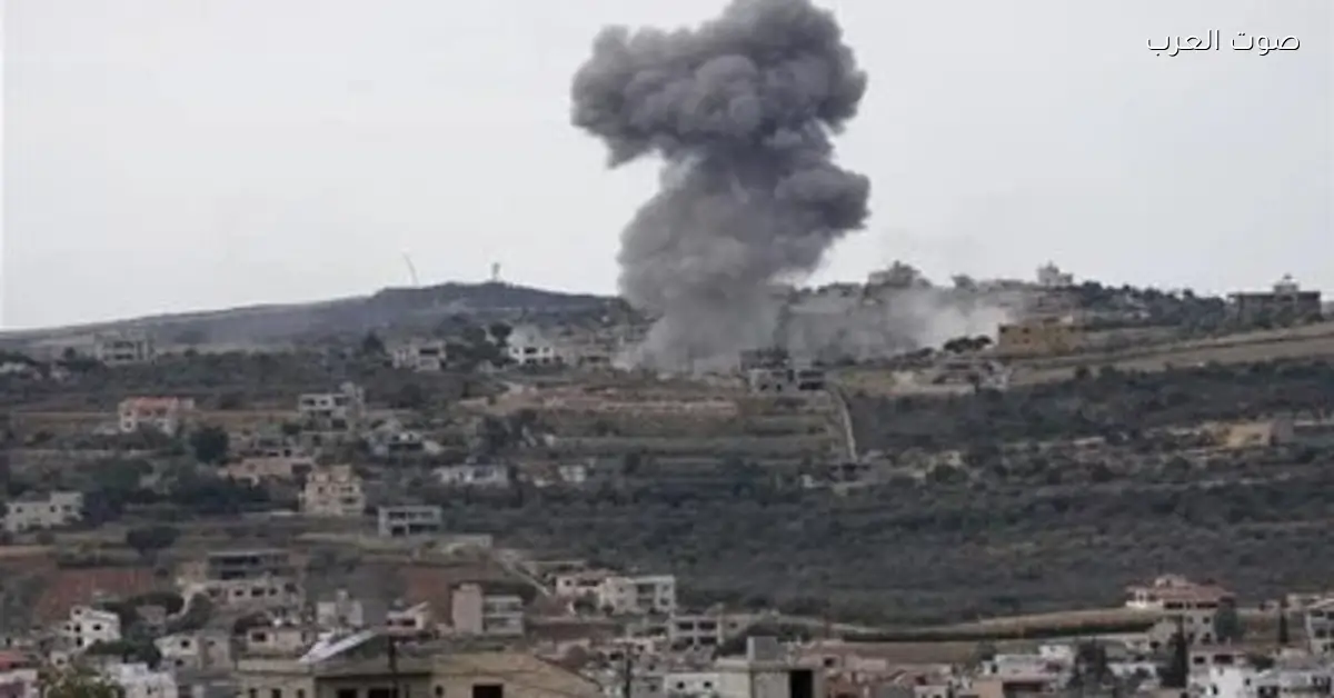 طيران الاحتلال يضرب أهداف لحزب الله في جنوب لبنان