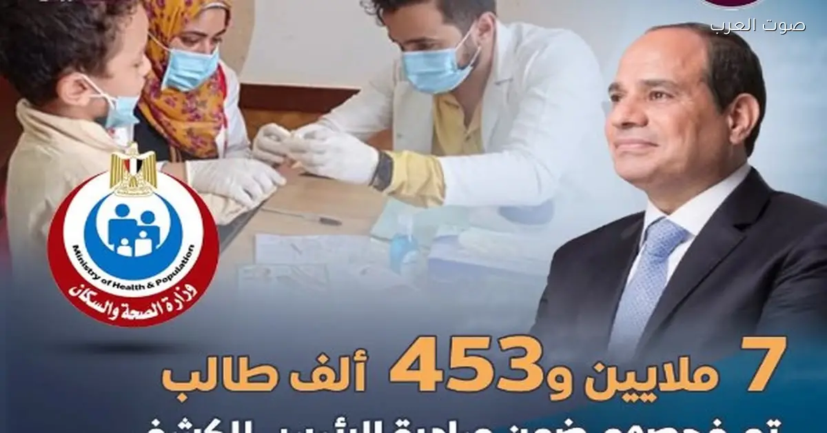 فحص 7.4 مليون طالب ابتدائي للكشف عن السمنة والتقزم