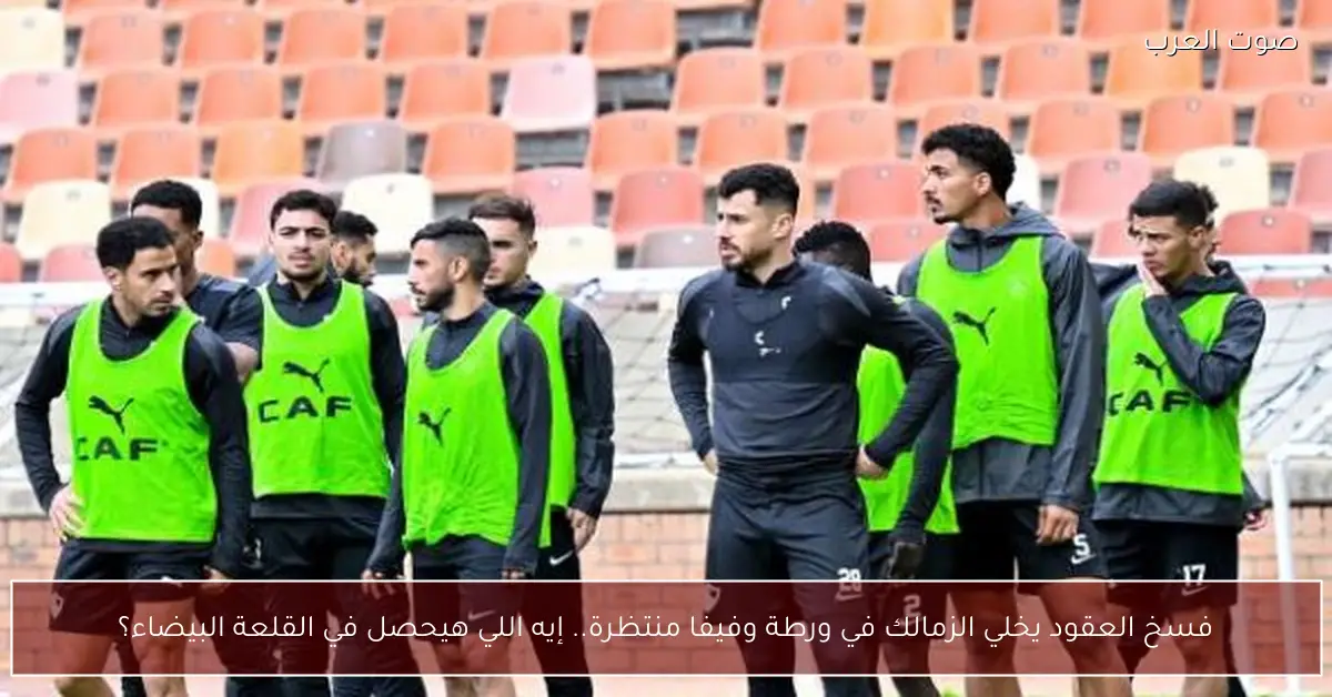 فسخ العقود يخلي الزمالك في ورطة وفيفا منتظرة.. إيه اللي هيحصل في القلعة البيضاء؟