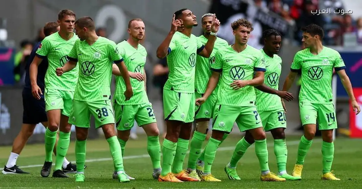 فولفسبورج يكسب بوروسيا مونشجلادباخ وآينتراخت فرانكفورت يحقق فوز على أوجسبورج في الدوري الألماني