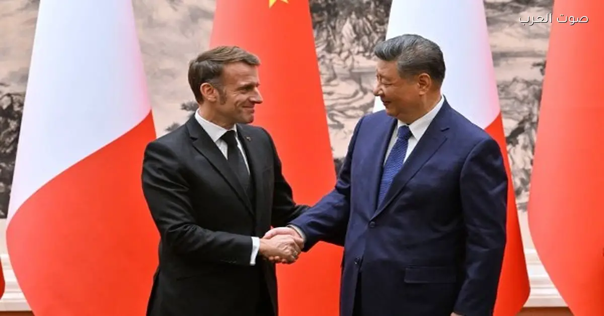 ماكرون يشكر الصين على حفاوة الاستقبال في زيارته الرسمية