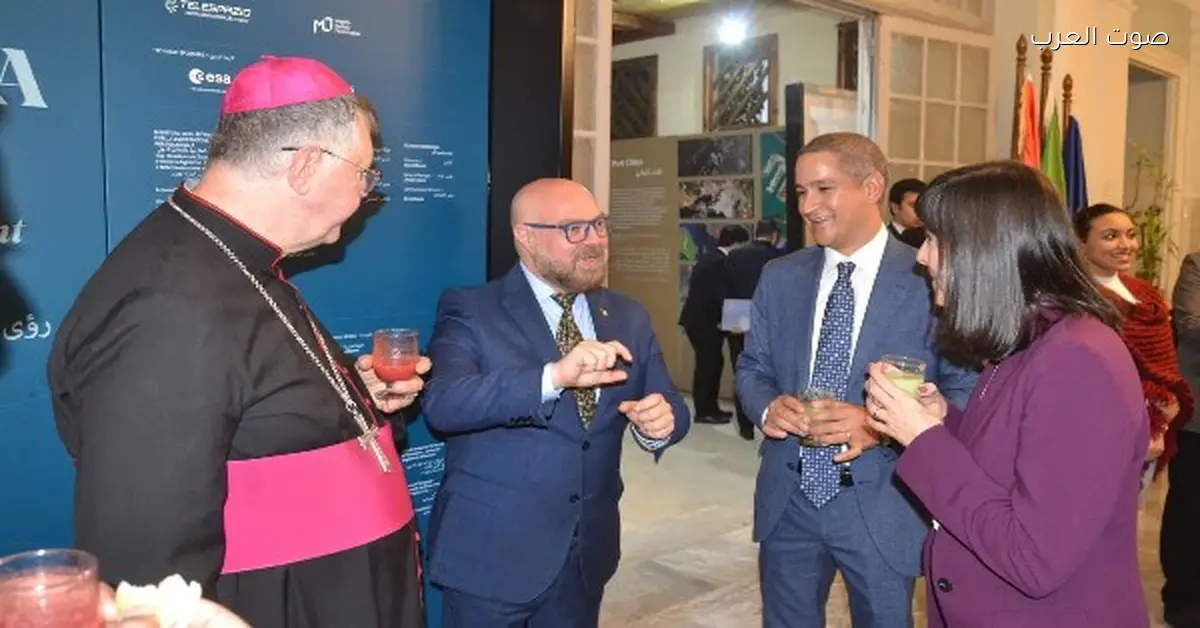 مطران الكنيسة اللاتينية يحضر الحفل الختامي في القنصلية الإيطالية بالإسكندرية