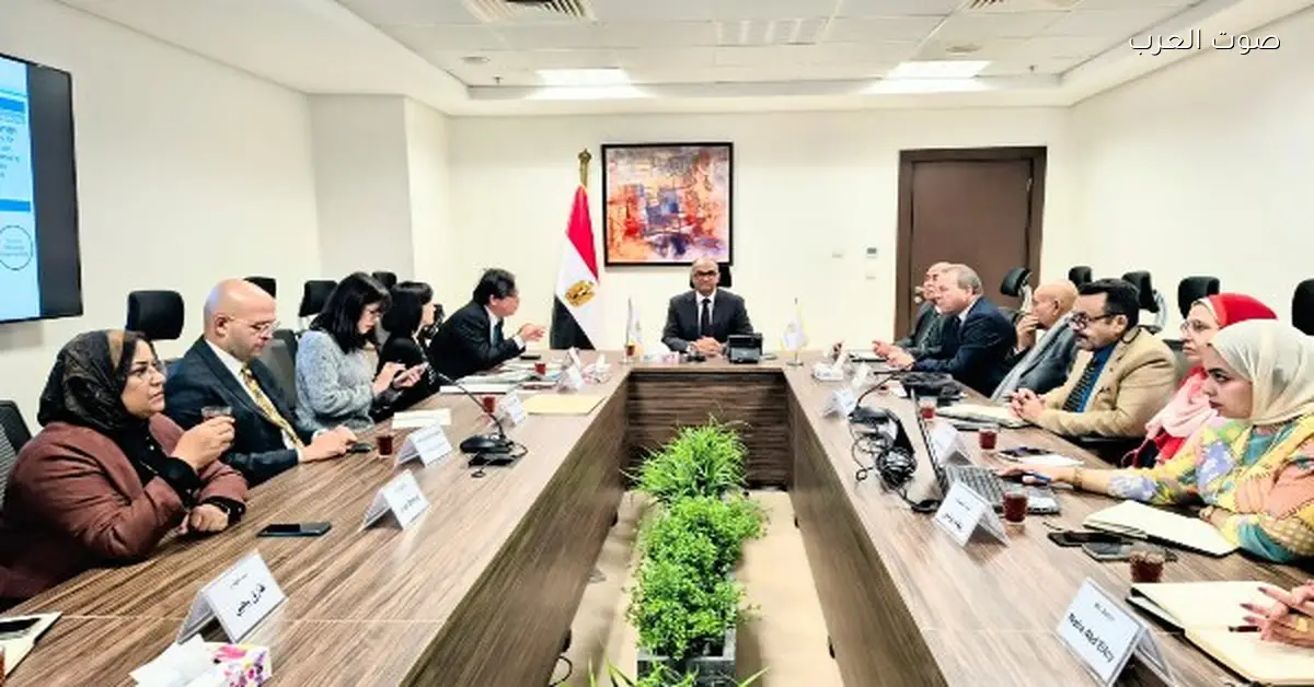 نائب وزير الإسكان يناقش مع وفد مؤسسة اليابان للاستثمار الخارجي سبل التعاون في البنية التحتية