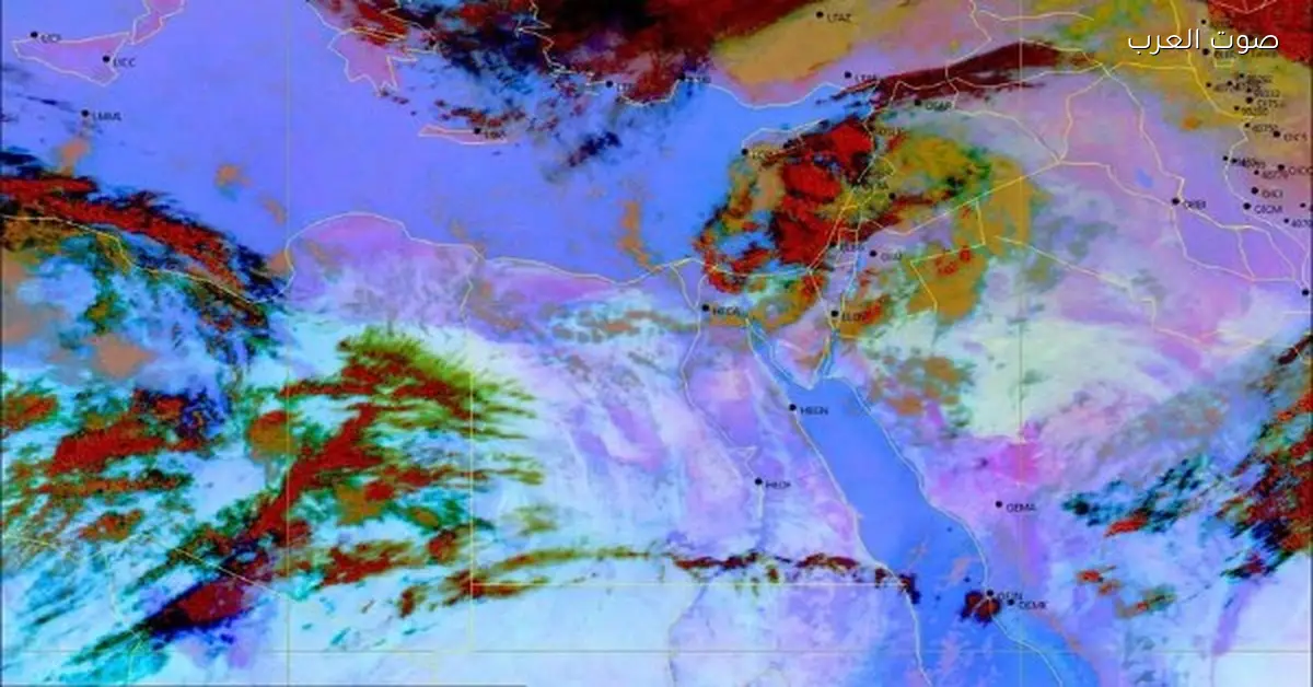 هيئة الأرصاد: منخفض جوي هيأثر على السواحل الشمالية والقاهرة