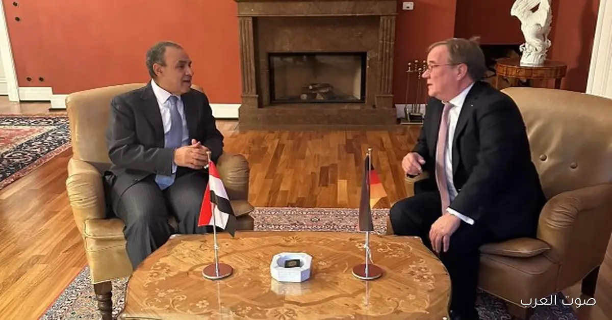 وزير الخارجية المصري يقابل رئيس لجنة العلاقات الخارجية الألمانية