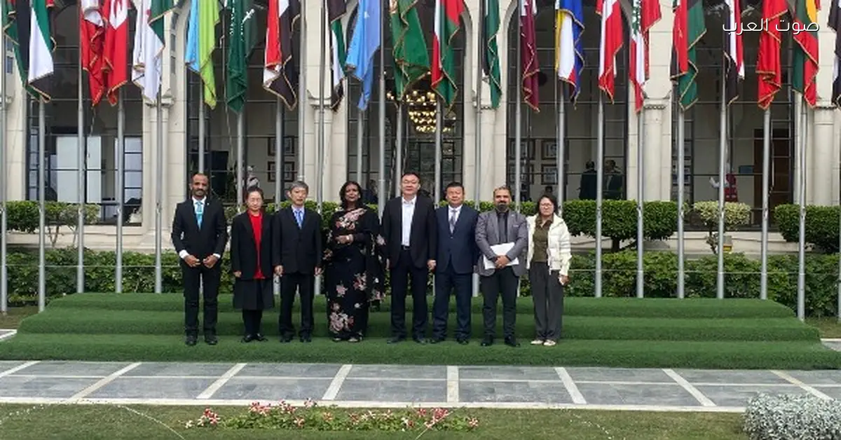 وفد من نينغشيا الصينية يزور جامعة الدول العربية ليه