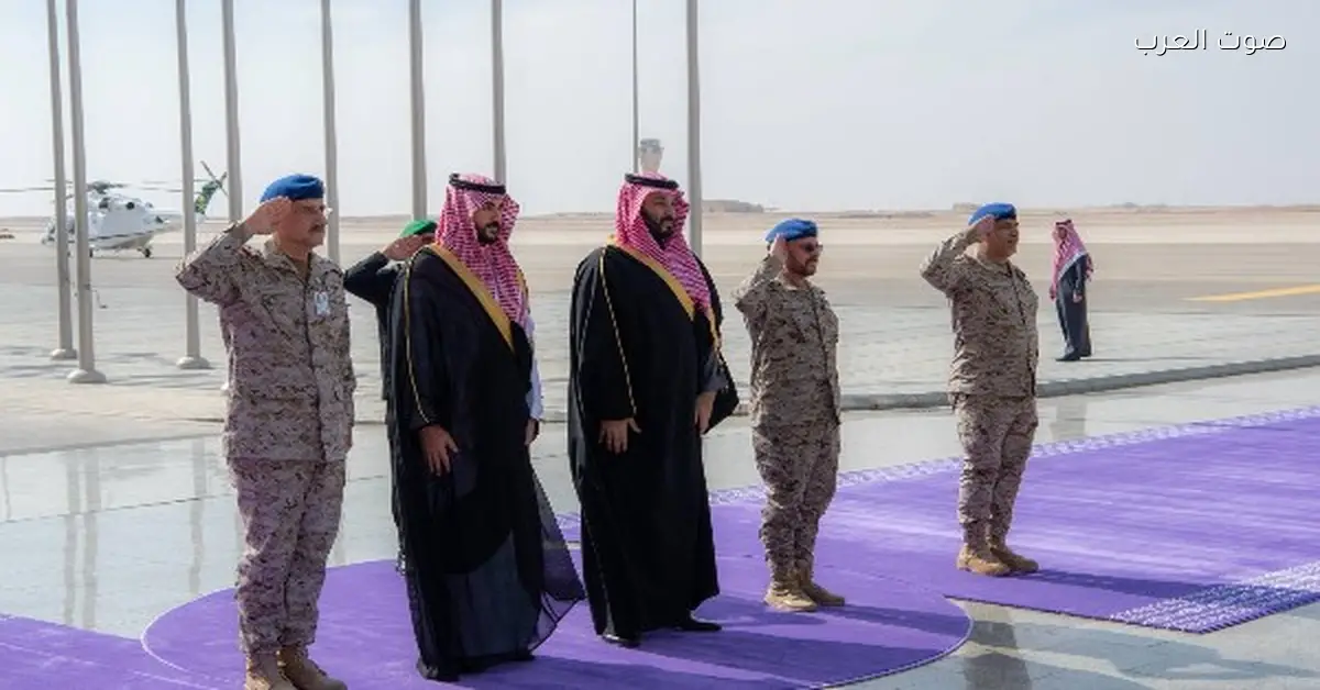 ولي العهد السعودي يفتتح منشآت قاعدة الملك سلمان الجوية في المنطقة الوسطى