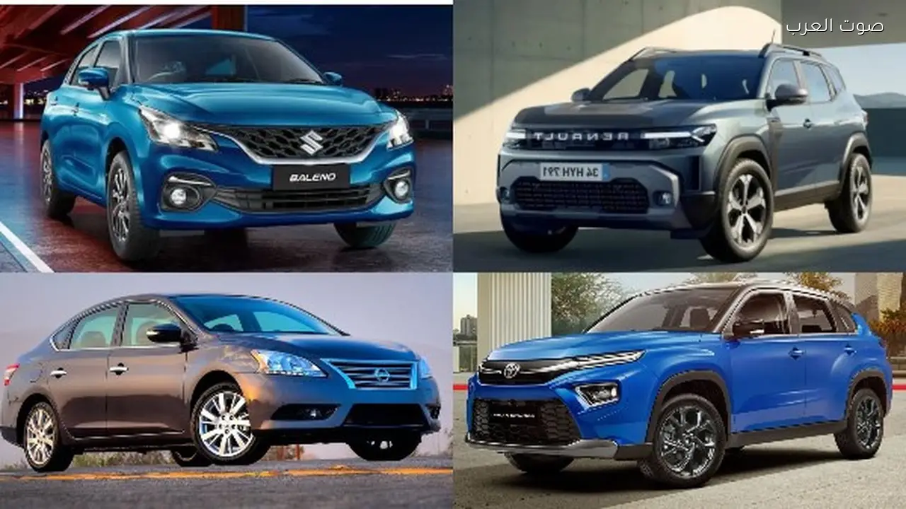 5 سيارات أوتوماتيك موديل 2026 في مصر تشمل نيسان وتويوتا بأسعارها