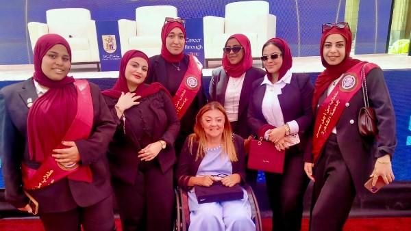 إيمان كريم تفتتح ملتقى التوظيف والتدريب بجامعة القاهرة