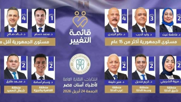 اكتساح قائمة التغيير في انتخابات نقابة أطباء الأسنان بالأرقام والأسماء