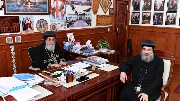 البابا تواضروس يلتقي بعدد من أحبار الكنيسة