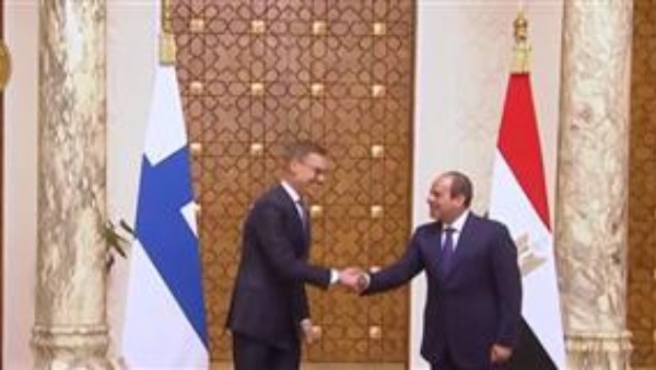 الرئيس السيسي يستقبل الرئيس الفنلندي في قصر الاتحادية