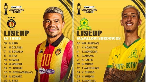 تشكيل صن داونز والترجي في دوري أبطال أفريقيا