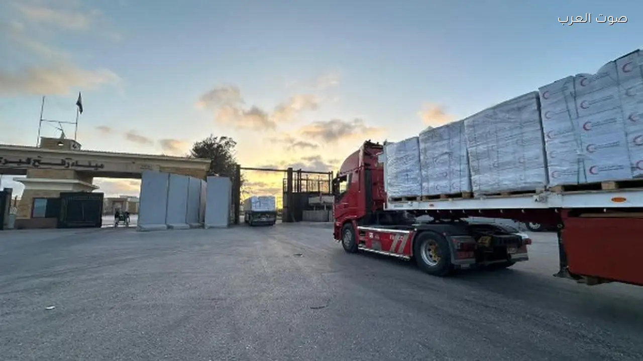 دفعة جديدة من شاحنات المساعدات تصل غزة