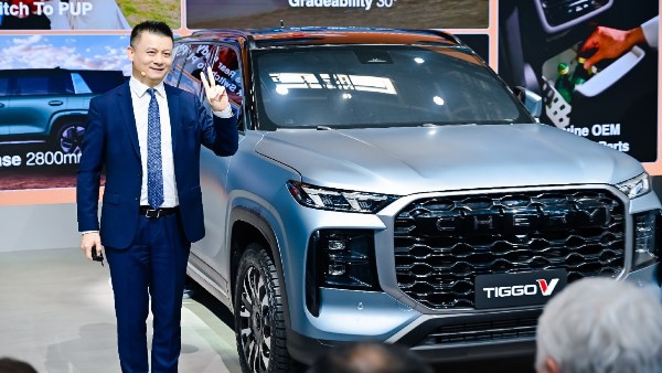 شيري تكشف عن TIGGO V في معرض بكين 2026 لرؤية عائلية جديدة